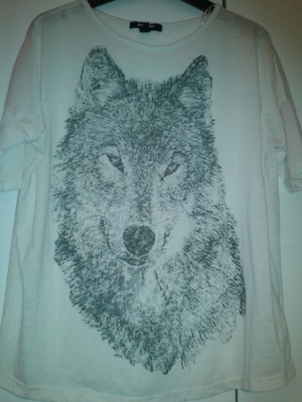 Le premier T-shirt Loup♡